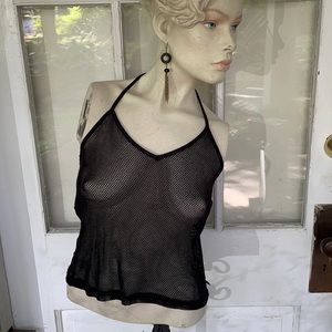 Fishnet Ralph Lauren Halter Size M